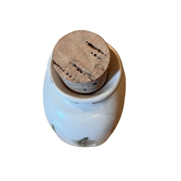 Pfaltzgraff Naturewood Spice Jar with Cork ~ BASIL Ceramic - Picture 6 of 8
